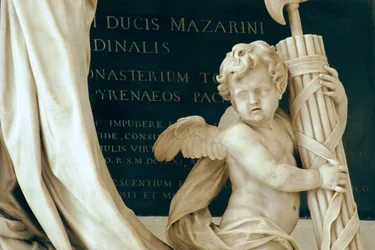 Detail des Grabmals von Kardinal Jules Mazarin (1602-61) (1689-93)